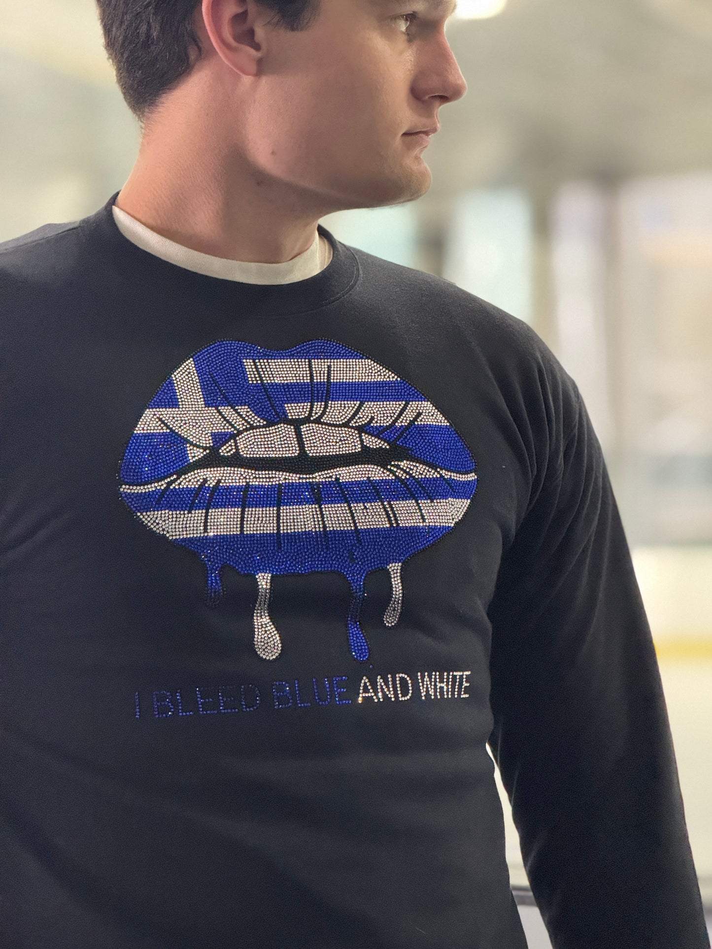 GREEK PRIDE CREWNECK - BLACK