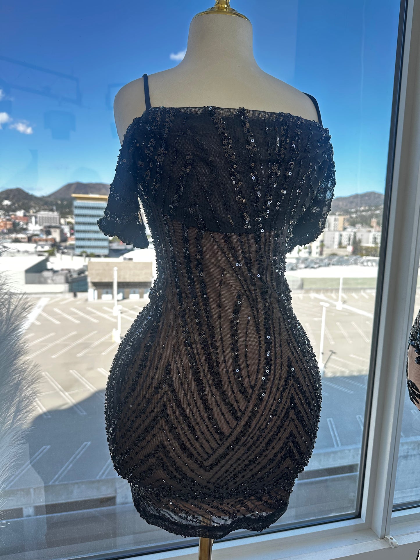 Revenge Body Mini Dress BLACK