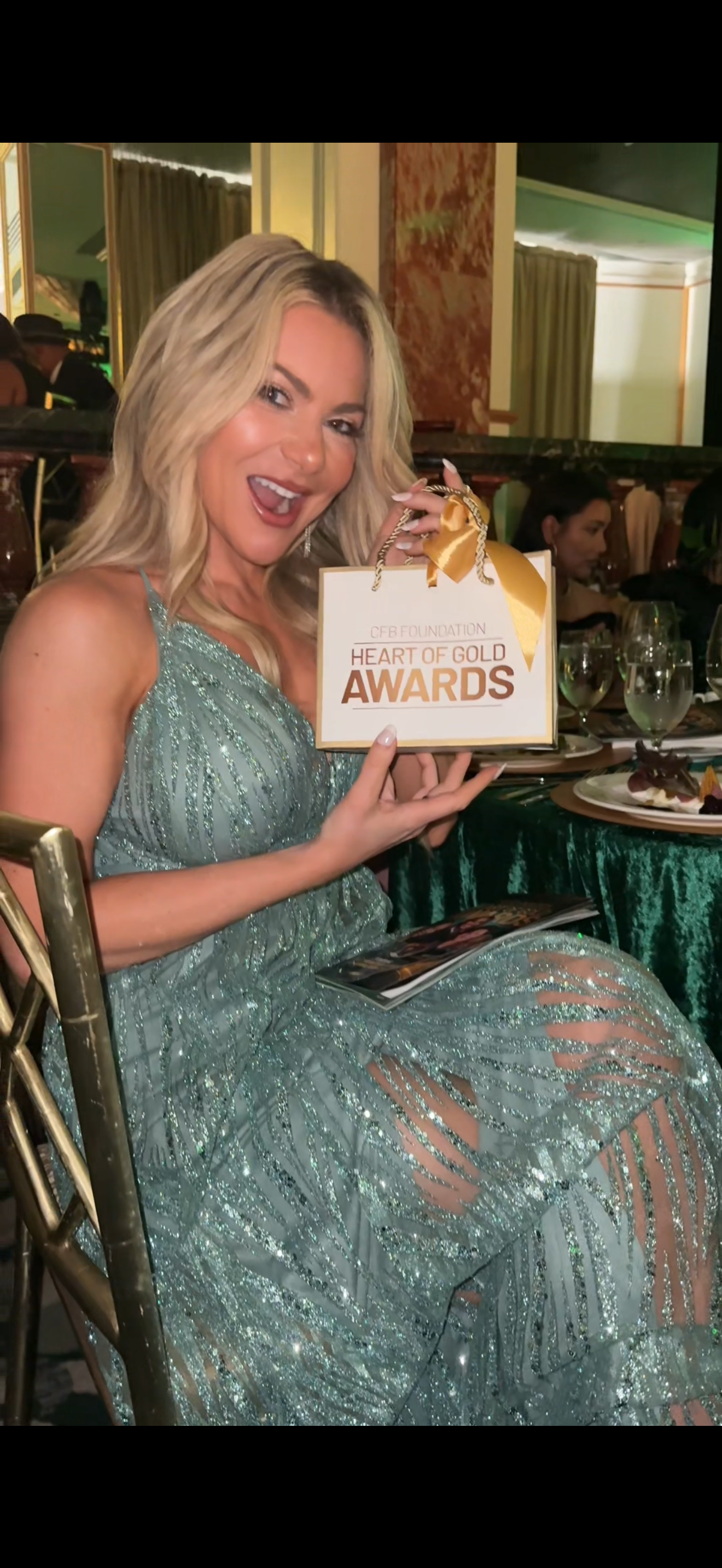 The Cynthia Heart of Gold Gown