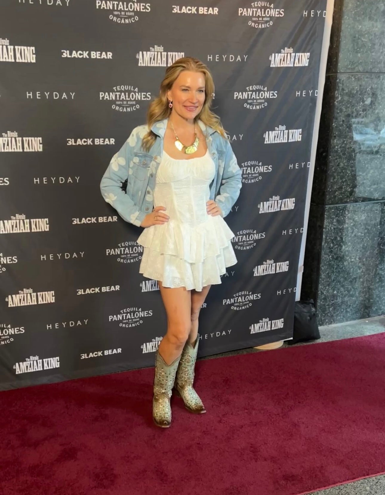 Celeste Boho Corset Dress (White)